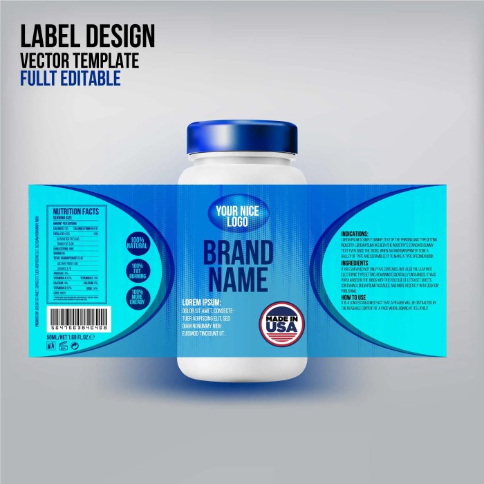 How To Make Product Label Design - Design Talk