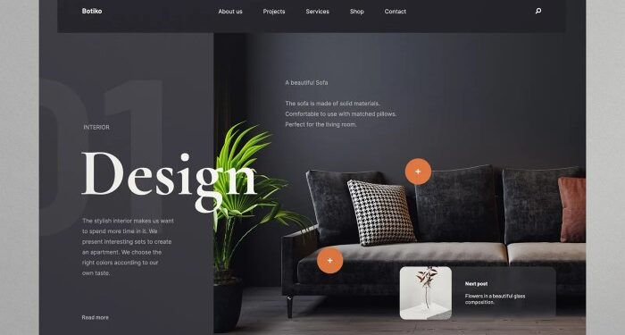 Best Interior Design Website Templates